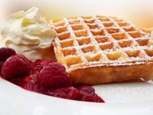 waffles and berries on real life retirement website