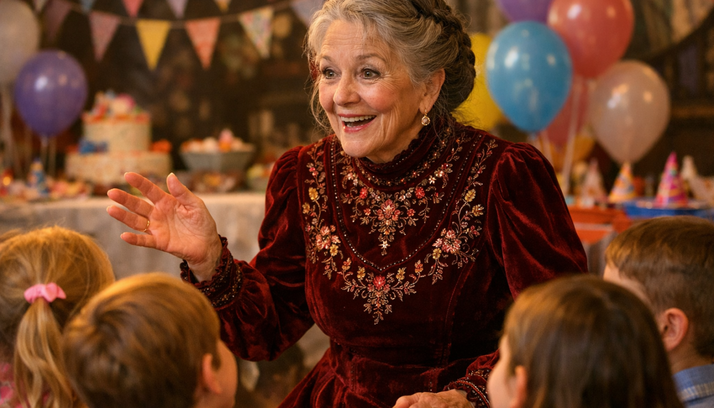 woman entertaining children at birthday party Ral Life Retirement