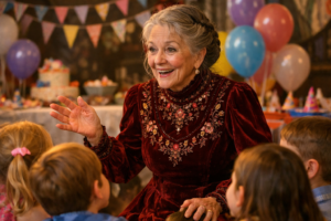 woman entertaining children at birthday party Ral Life Retirement